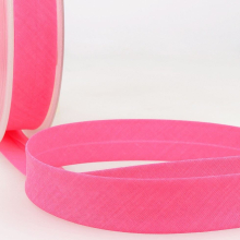 Stephanoise 20mm Fluorescent Neon Bias Binding Tape Neon Pink - per metre
