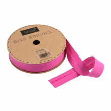Essential Trimmings 25mm Polycotton Bias Binding Tape Dark Rose - per metre