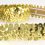 Stephanoise 40mm Stretch Sequin Trim Gold - per metre 1