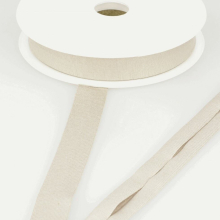 Stephanoise 20mm Viscose Jersey Bias Binding Tape Natural - per metre
