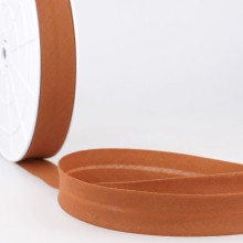 Stephanoise 20mm Polycotton Bias Binding Tape Rust Brown - per metre