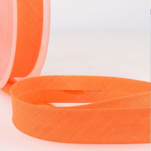 Stephanoise 20mm Fluorescent Neon Bias Binding Tape Neon Orange - per metre