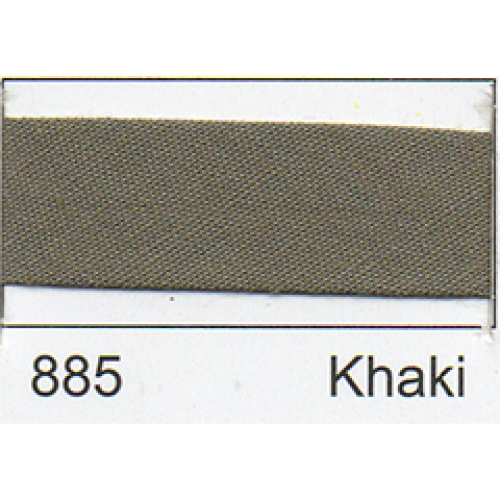 Essential Trimmings 25mm Polycotton Bias Binding Tape Khaki - per pack