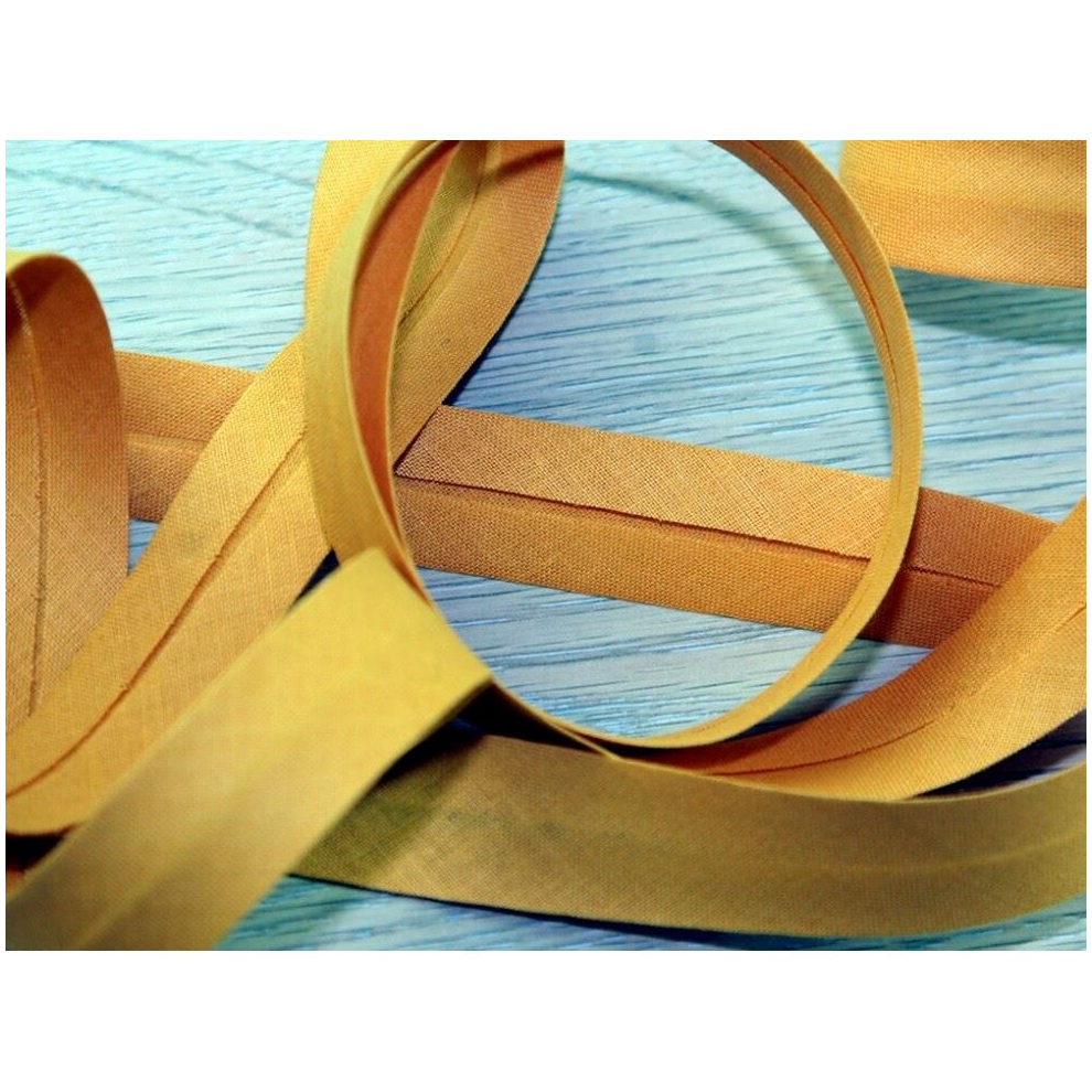 Prym 20mm Cotton Bias Binding Tape Gold - each