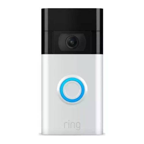 RING Video Doorbell (2nd Gen, Satin Nickel) & Chime (2nd Gen) Bundle on ...