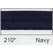 Essential Trimmings 25mm Polycotton Bias Binding Tape Navy - per pack