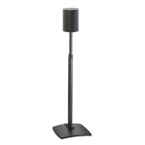 SANUS WSSE1A1 Black Single Height-Adjustable Speaker Stand For Sonos Era 100 1