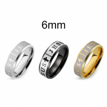 Ring For Teens Letter Ring Cross Metal Ring Mens Signet Mens Accessories For Girls Jeweler Stainless Steel Peru