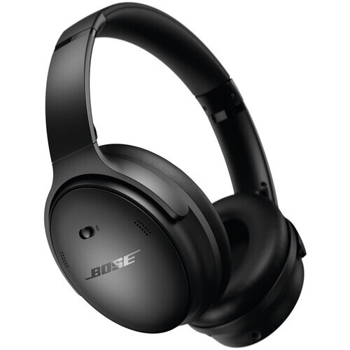 Bose QuietComfort Wireless ANC Headphones (Black) - 24h Battery, Adjustable EQ, Quiet/Aware Modes, Bluetooth Multipoint, 884367-0100