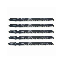 LUMBER JACK Jigsaw blades 5 piece set, High Carbon Steel T-Shank Jig saw blade HSS Assorted Professional 5 Pack for Bosch Dewalt Makita & Milwaukee