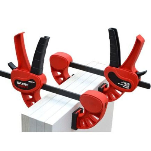 LUMBER JACK 300mm Heavy Duty Bar Clamps for Woodworking, One-Handed Operation Fast Clamp Spreader 12