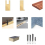 LUMBER JACK 4pc Kitchen Fitter Router Bit Set, Tungsten Carbide Fluted Blades, Wood Laminate Worktop Straight Cutter Flush Trimming Tools, Hardened St 3