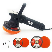 Autojack Dual Action Polisher, Professional Variable Speed Valeting Car Buffer Polishing Waxing Machine Includes 150mm & 125mm Backing Pad