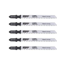 LUMBER JACK T101B Jigsaw blades 5 piece set, High Carbon Steel T-Shank Jig saw blade HSS Assorted Professional 5 Pack for Bosch Dewalt Makita & Milwau
