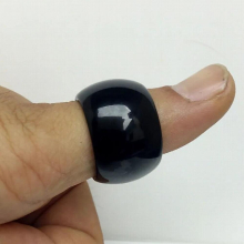 Natural crystal chalcedony ring rings men women jewelry lucky stone gemstone jade finger ring opal emerald ring