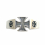 S925 Silver Biker Cross Newest Ring For Gift 2
