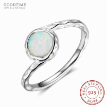 Rings 925 Jewelry 925 Sterling Silver Fine Jewelry Opal Rings For Women Engagement Wedding For Girl