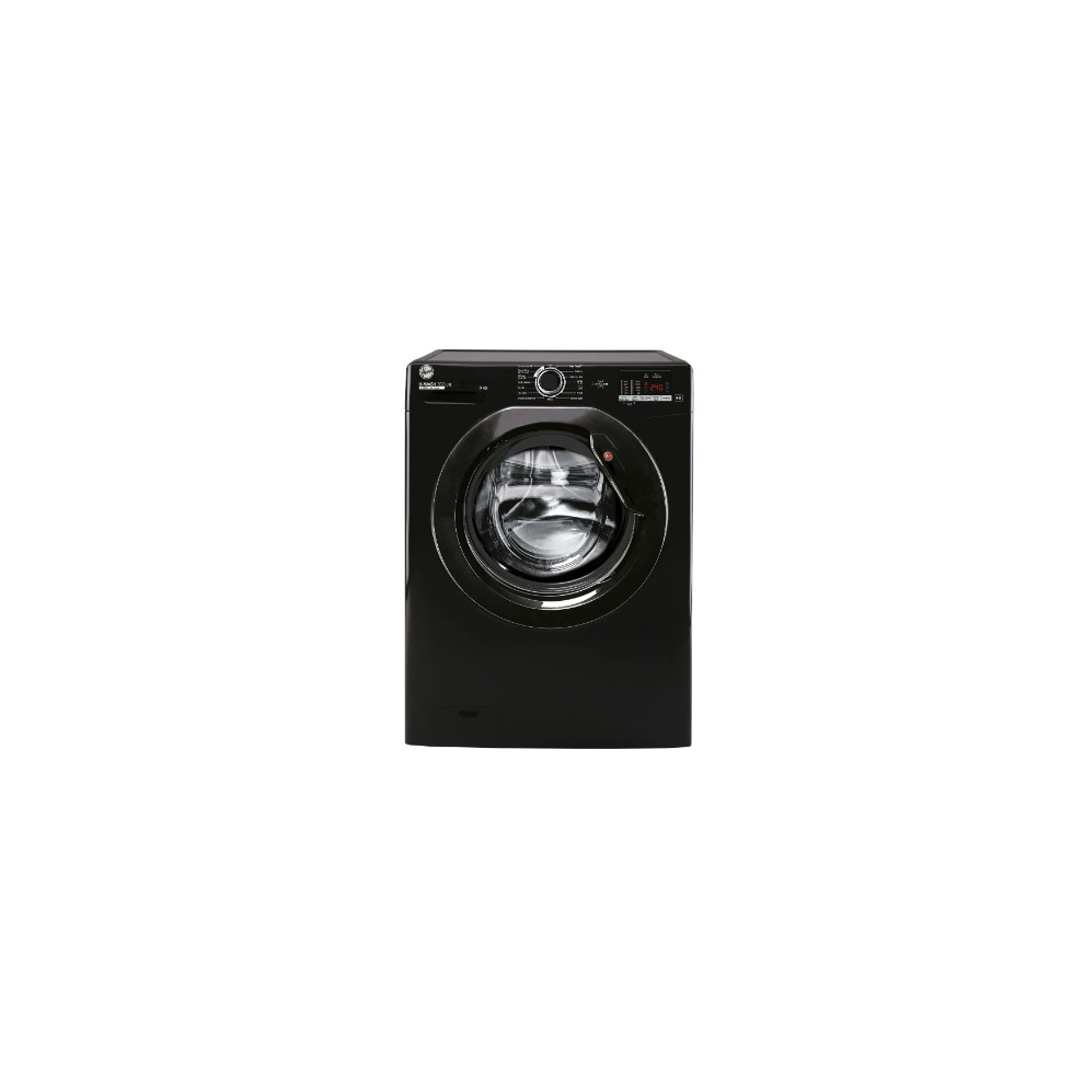 Hoover H3W492DABB4/1-80 9Kg Washing Machine 1400 RPM B Rated Black 1400 RPM