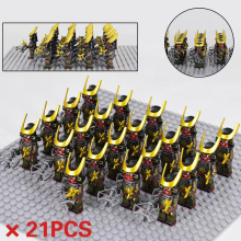 (Japanese Samurai Legion 7) Japanese Samurai Series WM6090 Shogun Mini Figure Third Party Building Block Toy