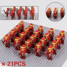(Japanese Samurai Legion 6) Japanese Samurai Series WM6090 Shogun Mini Figure Third Party Building Block Toy