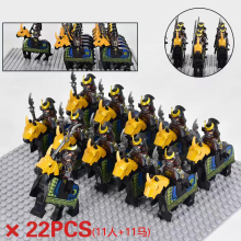 (Japanese Samurai Cavalry 6) Japanese Samurai Series WM6090 Shogun Mini Figure Third Party Building Block Toy