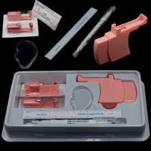 Instrument Box Piercing Gun Starter Kit with Dolphin Mishu 316L Stainless Steel Ear Stud Dispossable Sterile Piercing Stud Set