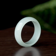 Burmese Jade Rings for Women Amulet Natural Jadeite Charms Emerald Talismans Gemstones Charm Jewelry