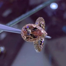 and star studded natural gem opal Birthstone bride Princess Wedding Engagement heart ring