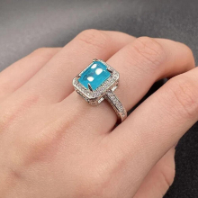 Real 925 Sterling Silver Origin Sapphire Gemstone Ring for Women Fine Wedding Bands Anillos De Sapphire Rings Females