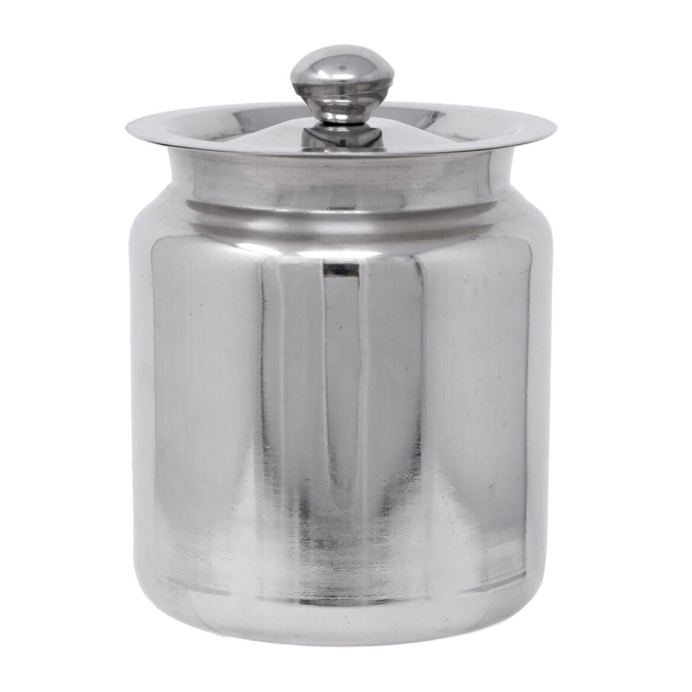 (Oil Ghee Pot Stainless Steel Cooking Oil Storage Can Grease Container Kitchen) Oil Ghee Pot Stainless Steel Cooking Oil Storage