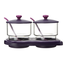 (Purple) Sauce Pots Dip Pickle Relish Chutney Condiment