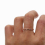 rose kunckle ring for lady wedding dainty thin ring with cz opal ring 2
