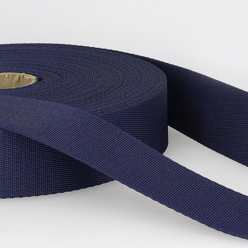 Stephanoise 35mm Shoulder Webbing Navy Blue - per metre