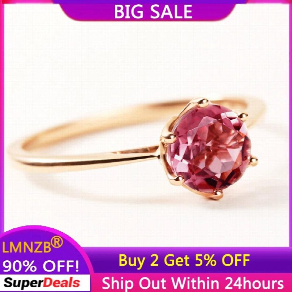 Rose Ring Red Crystal Lab Ruby Ring Lady Anniversary Gift Tibetan Silver Wedding Jewelry For Women-image-OPC-PCVXFJJ-NEW