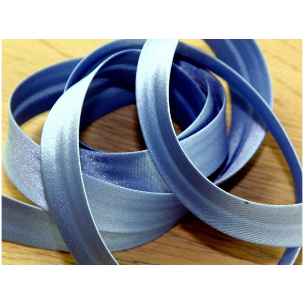Prym 20mm Duchesse Satin Bias Binding Tape Light Blue - each
