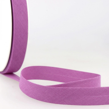 Stephanoise 20mm Polycotton Bias Binding Tape Pink Purple - per metre