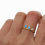 opal ring Birthstone Bride Wedding Engagement Heart Ring Delicate Drop delicate tiny ring 6