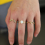 copper thin 3pcs set ring line micro pave cz eternity rainbow cz women engagement ring egg shape fire opal ring 7