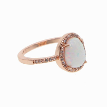 Nice Big Opal Ring Arrival Style for Women Girl Constant Love Vintage Knuckle Rings Anniversary Jewelry Gift
