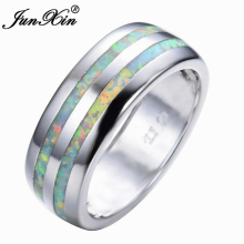 Women Fire Opal Ring High Silver Jewelry Promise Engagement Rings For Women