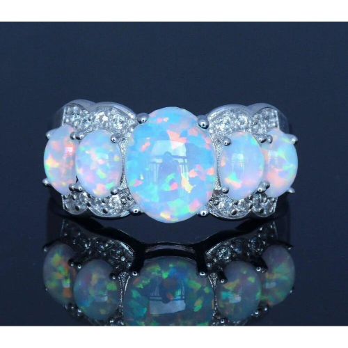 Fire Opal Rings for Women 1