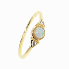 Opal Rings for Women delicate opal Stone Midi Knuckle Ring Statement Jewellery Party