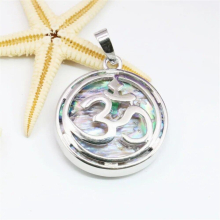 The 3D Abalone Seashells Natural Sea Shells Pendant Alloy Girls Jewelry Making Women DIY Decorative Accessory
