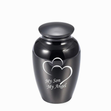 My Son My Angel Engravable Mini Cremation Urns for Pet or Human Ashes Casket Funeral Loss of Love Metal Cremation Urn 45x70mm