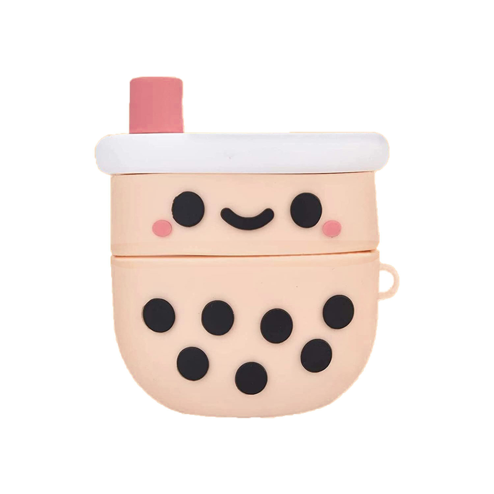 (For Airpods 3 2021) Boba Milk Tea Bubble Tea Soft Silicone Airpod Case 4754135887024
