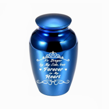Small Keepsake Urns for Ashes Mini Cremation Urns for Ashes Stainless Steel Memorial Ashes Holder-Forever in my heart