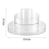 Living And Home Comestic Carousel 360° Rotating Clear Brush Perfume Makeup Organiser 6