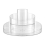 Living And Home Comestic Carousel 360° Rotating Clear Brush Perfume Makeup Organiser 3