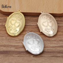 BoYuTe (10 Pieces/Lot) 26*41*9MM Oval Shape Floating Love Locket Direct Photo Locket Pendant