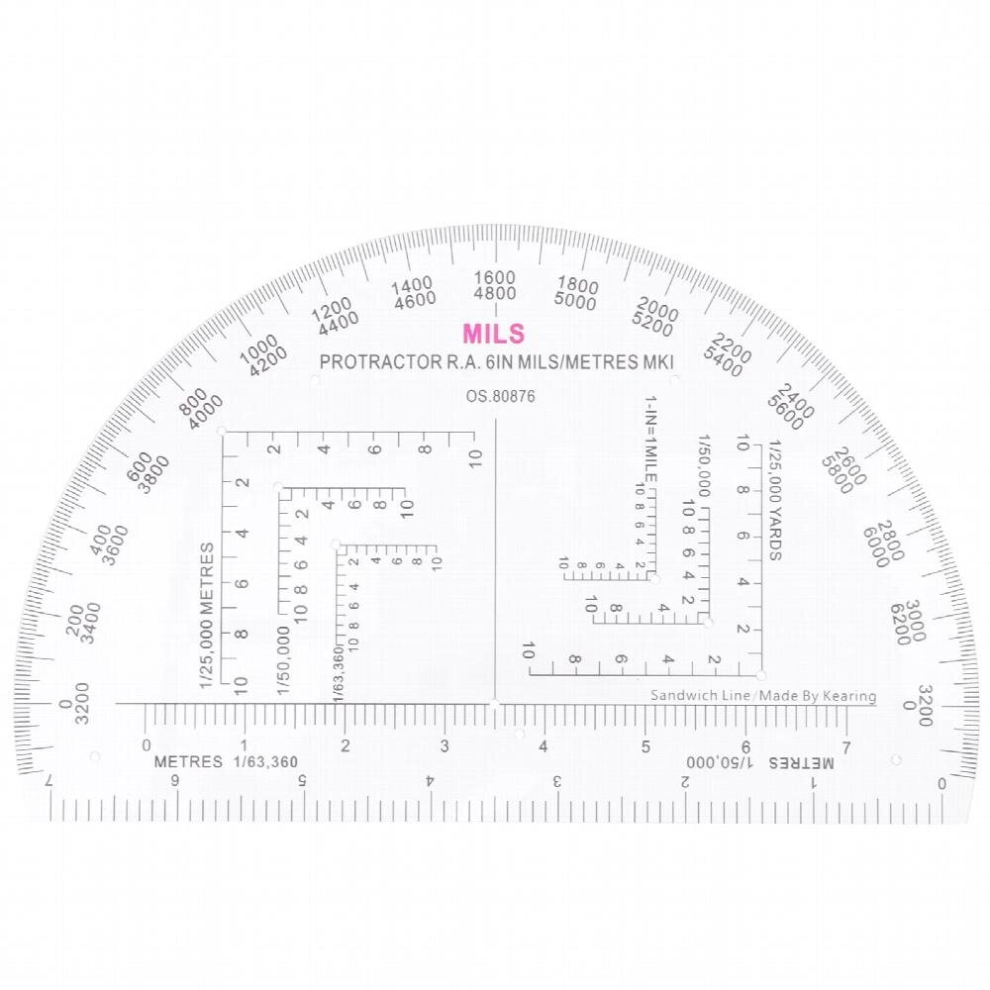 Angle Measurescale Ruler Protractor Training Resistant Wear Conducting Dowsing Spiritual Rods Professional Precise Accurate 885669398978